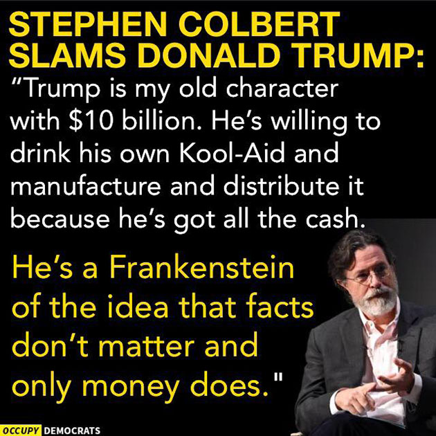 Colbert on Trump